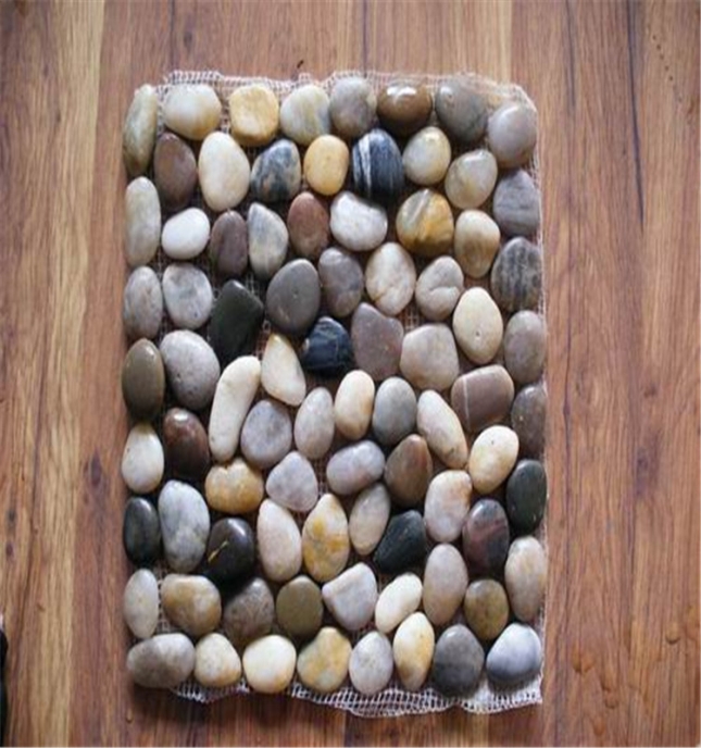 mixed color of pebbles net posts--16