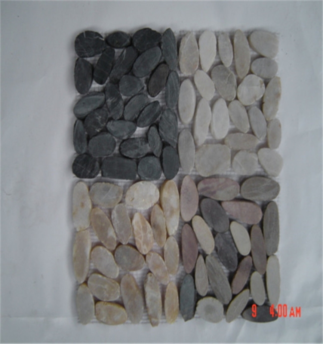 mixed color of pebbles posts--8