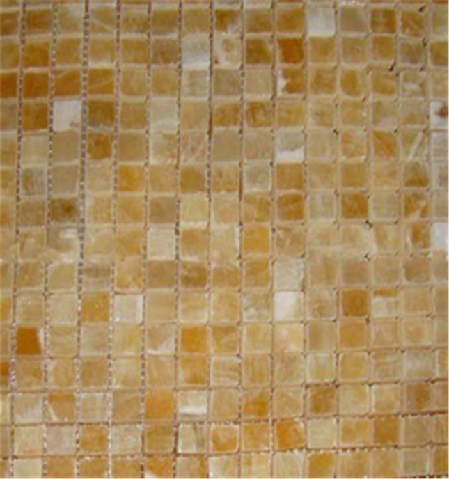 YELLOW ONYX marble mosaic