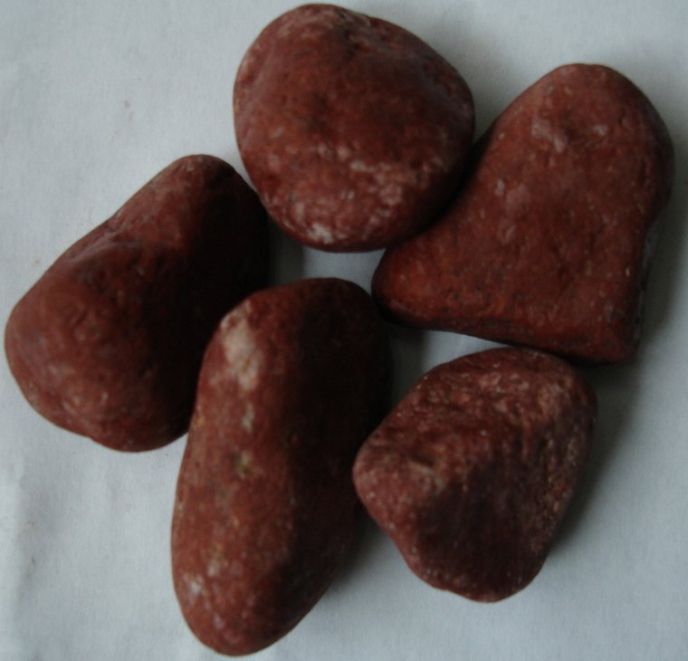 Red yuhua pebble
