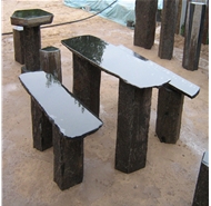 chinese new design basalt table bench