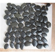 Black pebbles net post--2
