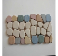mixed color of pebbles net posts--18